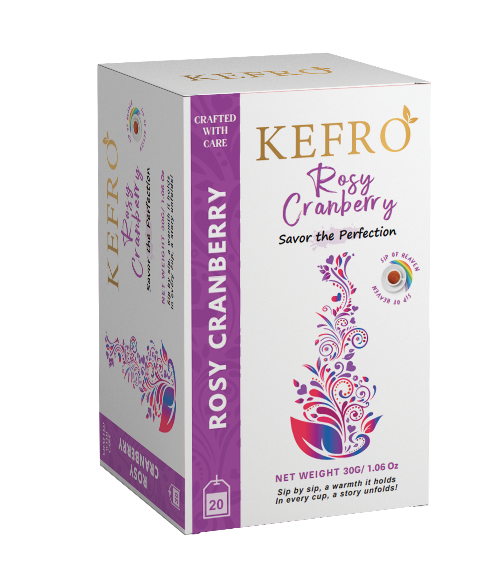 KEFRO Rosy Cranberry: A Tart and Floral Infusion