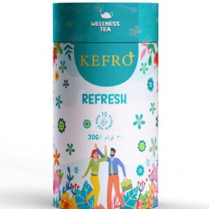 KEFRO Refresh Wellness Tea: A Zesty Burst of Energy